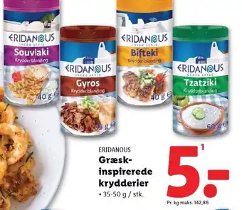 Lidl Græsk-inspirede krydderier tilbud