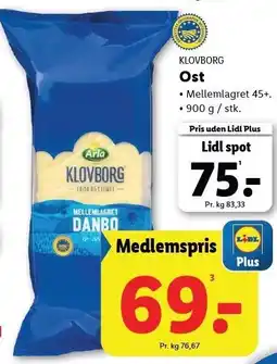 Lidl Ost tilbud