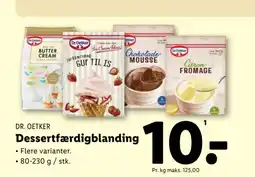 Lidl Dr Oetker Dessertfærdigblanding tilbud