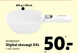 Lidl WEINBERGER® Digital skevægt XXL tilbud