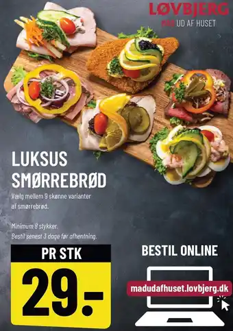 Løvbjerg LUKSUS SMØRREBRØD tilbud