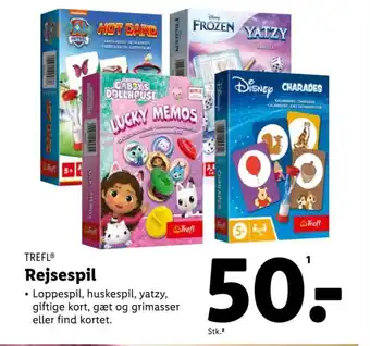 Lidl TREFL® Rejsespil tilbud