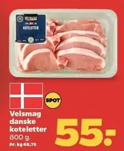 Netto Velsmag danske koteletetr tilbud