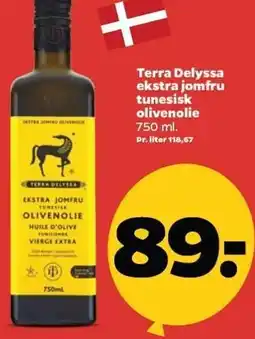 Netto Terra Delyssa ekstra jomfru olivenolie tilbud