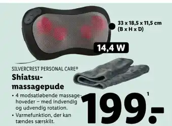 Lidl SILVERCREST PERSONAL CARE® Shiatsu- tilbud