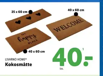 Lidl LIVARNO HOME® Kokosmåtte tilbud