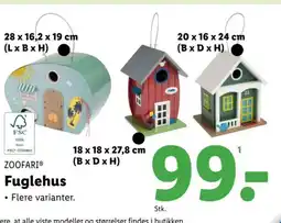 Lidl ZOOFARI® Fuglehus tilbud