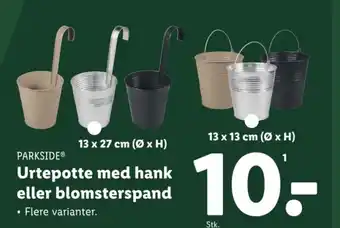 Lidl PARKSIDE® Urtepotte med hank eller blomsterspand tilbud