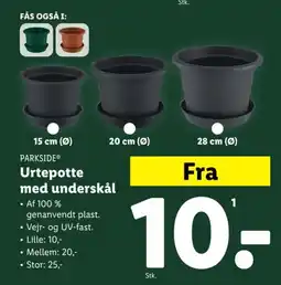 Lidl PARKSIDE® Urtepotte med underskål tilbud