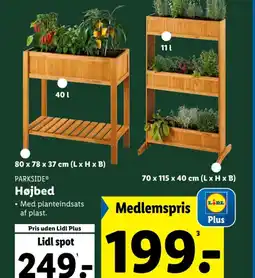 Lidl PARKSIDE® Højbed tilbud