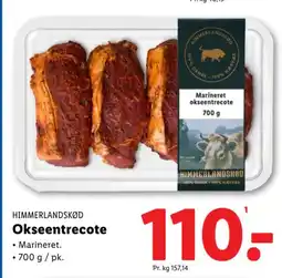 Lidl HIMMERLANDSKOD Okseentrecote tilbud