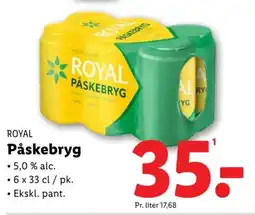 Lidl ROYAL PÅSKEBRYG tilbud