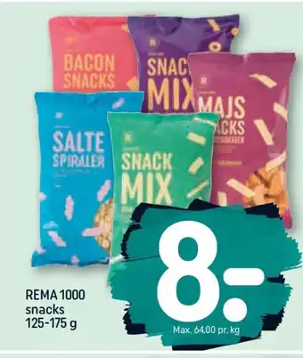 REMA 1000 REMA 1000 snacks tilbud