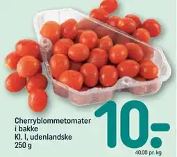 REMA 1000 Cherryblommetomater i bakke tilbud