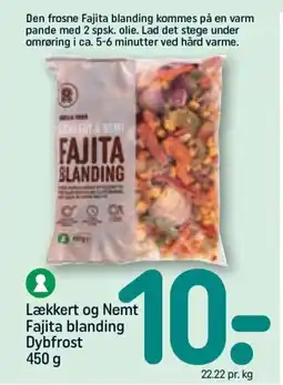 REMA 1000 Lækkert og Nemt Fajita blanding tilbud