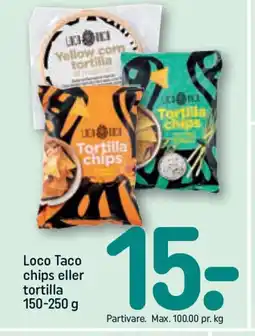 Loco Taco chips eller tortilla