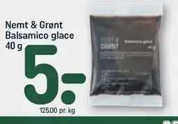 REMA 1000 Nemt & Grønt Balsamico glace tilbud