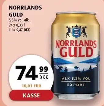 Scandinavian Park NORDLANDS GULD 24 x 0,33 l tilbud