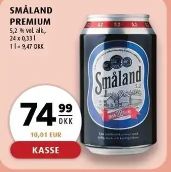 Scandinavian Park SMÅLAND PREMIUM 24 x 0,33 l tilbud