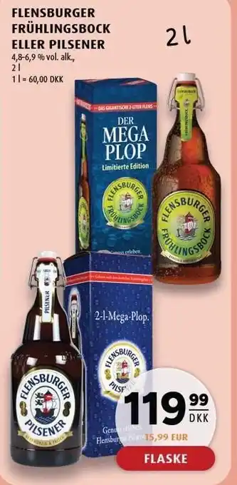 Scandinavian Park FLENSBURGER FRÜHLINGSBOCK ELLER PILSNER tilbud