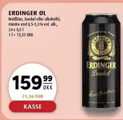 Scandinavian Park ERDINGER ØL - 24 x 0,5 l tilbud