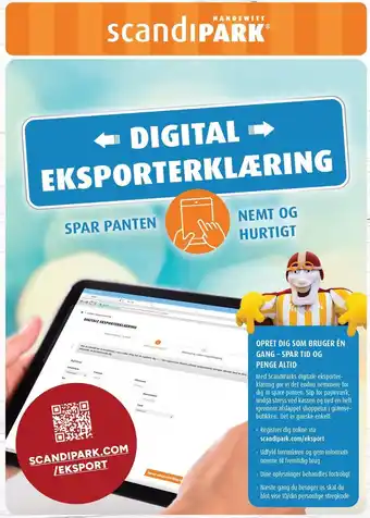 Scandinavian Park DIGITAL EKSPORTERKLÆRING SCANDIPARK tilbud