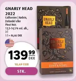 Scandinavian Park Gnarly Head 3 liter tilbud