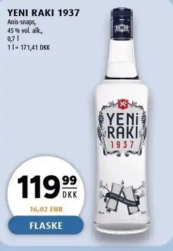 Scandinavian Park Yeni Raki 0,7 liter tilbud