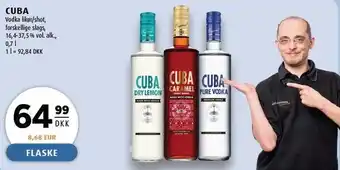 Scandinavian Park Cuba vodka 0,7 liter tilbud