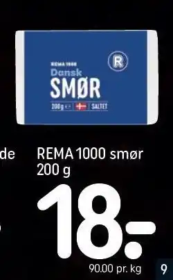 REMA 1000 REMA 1000 smør tilbud