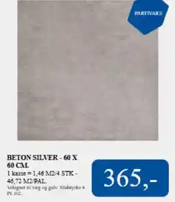 Davidsen Beton silver - tilbud