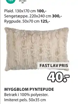 JYSK MYGGBLOM PYNTEPUDE tilbud