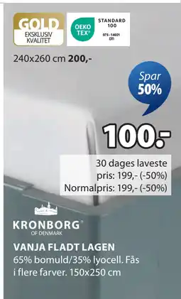 JYSK VANJA FLADT LAGEN tilbud