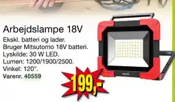 Harald Nyborg Arbejdslampe 18V tilbud