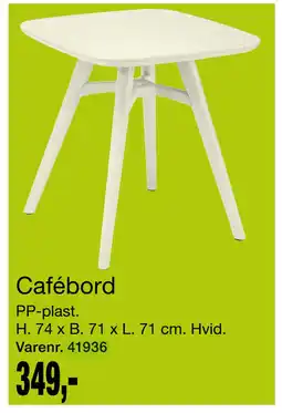 Harald Nyborg Cafébord. PP-plast tilbud