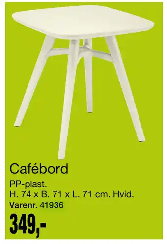 Harald Nyborg Cafébord. PP-plast tilbud