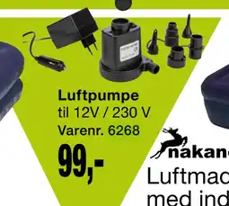 Harald Nyborg Luftpumpe til 12V / 230 V tilbud