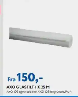 Davidsen AXO GLASFILT 1 X 25 M tilbud