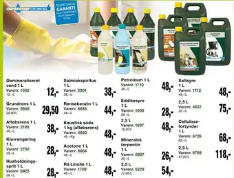Harald Nyborg Acetone 1 L tilbud