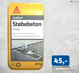 Davidsen Skalflex støbebeton tilbud