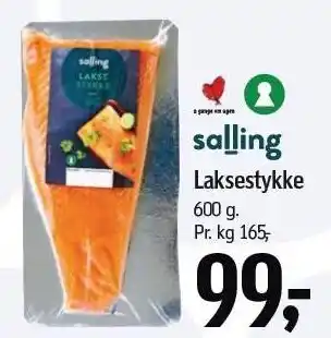 Føtex Salling Laksestykke tilbud