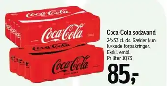 Føtex Coca-Cola sodavand tilbud