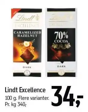 Føtex Lindt Excellence tilbud