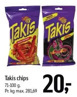 Føtex Takis chips tilbud