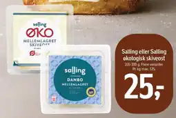 Føtex Salling eller Salling økologisk skiveost tilbud