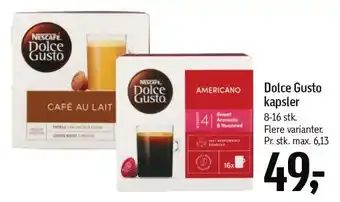 Føtex Dolce Gusto kapsler tilbud