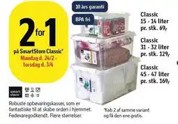 Føtex 2 for 1 på SmartStore Classic tilbud