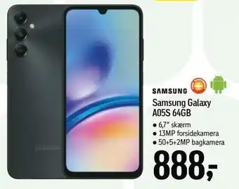 Føtex Samung Galaxy A05S 64 GB tilbud