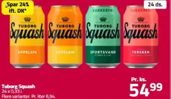 Fleggaard Tuborg Squash tilbud