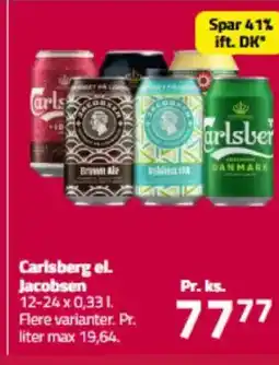 Fleggaard Carlsberg el. Jacobsen tilbud